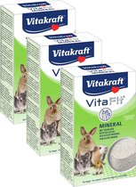 Vitakraft Vita Mineral Knaagsteen - Supplement - 3 x 170 g