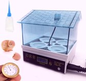 Luxe Broedmachine voor eieren - incl accessoires - hygrometer - waterflesje met spitse tuit met Nederlandse Handleiding
