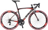 SAVA Warwind5.0 Carbon Racefiets 700C Shimano105 R7000 22 Rood 56