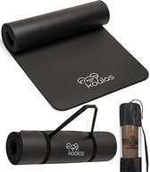 Koalas ® - Yogamat - Fitness Mat Zwart - Anti Slip Yoga Mat - Extra Dik 1cm - Draagtas & E-Book