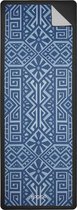 yogigo flow yoga handdoek van microfiber terracotta blue | Eco-Vriendelijk |178cm x 61cm