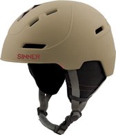 Sinner Silverton Skihelm - Matte Light Brown | Maat: 55 - 58 cm