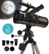 Vultus Telescoop - 500x Vergroting - Sterrenkijker Volwassenen / Gevorderden - Inclusief Statief en Maanfilter - Vultus - 1000114EQ