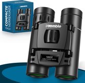 Zoomble® Verrekijker inclusief Nekkoord en Draagtasje - E-book Vogelspotten - 10x22 - Compact – HD Lens - Waterdicht - Geschikt voor Vogelaars, Jagen, Theater - Volwassene & Kinderen - Verkijker