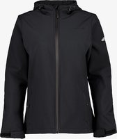 Mountain Peak dames outdoor softshell jas - Zwart - Maat M - Winddicht - Ademend materiaal