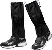 LIXIN Waterdichte Gaiters - Gamaschen - Zwart - Voor mannen en vrouwen - Waterdicht en verstelbaar - Wandelen - Jagen - Bergbeklimmen - Sneeuwschoenwandelen - Outdoor accessoires