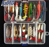 Fish Life Kunstaas set - Visaas set - Visaas set - Viskoffer - 21 Stuks - Tackle Box - Visgerei Set - Hengelset - Visdoos - Garnalen visaas