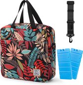 Brisby 4 Laags Geïsoleerde Koeltas - Lunchtas 7  liter - Jungle