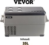 Vevor - Mini Koelkast Vriezer - Auto Koelbox - Tot -20°C - 35L - 69 x 34,5 x 38cm