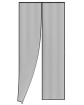 Vliegengordijn - Lamellenhor - Horgordijnen - Hordeur - Magnetische klamboe - 210x90cm