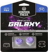 KontrolFreek FPS Freek Galaxy Purple voor PlayStation 4 (PS4) en PlayStation 5 (PS5) | Performance Thumbsticks | 1 High-Rise, 1 Mid-Rise | Paars