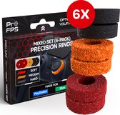 ProFPS Precision Rings - Playstation 4 (PS4) – Playstation 5 (PS5) - Xbox - Soft/Medium/Hard – Aim Assistant - 6 Stuks