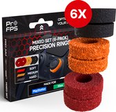 ProFPS Precision Rings - Playstation 4 (PS4) – Playstation 5 (PS5) - Xbox - Soft/Medium/Hard – Aim Assistant - 6 Stuks