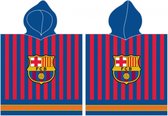 FC Barcelona Poncho Logo - 60 x 120 cm - Blauw