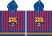 FC Barcelona Poncho Logo - 60 x 120 cm - Blauw