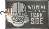 Star Wars Welcome To The Dark Side Rubberen Deurmat Zwart/Zilver - Officiële Merchandise