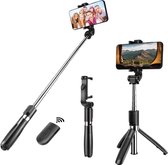 3 in 1 Selfie Stick Tripod  - Zwart - Smartphone Vlog Tripod