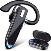 Draadloze Bluetooth Headset met Oplaadcase - In-Ear Koptelefoon - Bluetooth 5.1 - Handsfree Bellen - IPX7 Waterdicht