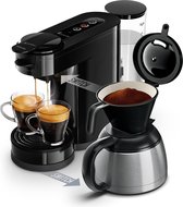 Philips Senseo Switch HD6592/60 - 2-in-1-koffiezetapparaat met filterkoffie en koffiepads - Zwart