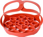 Ziva Instant Pot rubber bakwaren sling voor Instant Pot 6 Qt / 8 Qt, compatibel met andere merken multifunctionele kokers - Hittebestendig - Handig voor Eieren - Ook voor Ninja Multicooker - Makkelijk schoon te maken - Vaatwasserbestendig - Stoommand