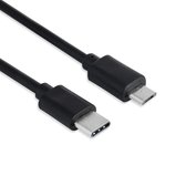 Goobay USB-C naar USB Micro B kabel - USB2.0 / zwart - 0,50 meter