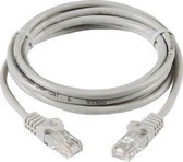 Internetkabel 1 meter - CAT6 UTP kabel RJ45 - Grijs