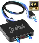 Jacked HDMI splitter 1 in 2 uit 4K – HDMI extender