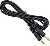 WISEQ AUDIOJACK / AUX kabel 3.5 mm stereokabel | audiokabel | 1 meter zwart