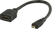 Valueline HDMI kabels High Speed HDMI kabel met ethernet HDMI micro-connector 0,20 m zwart - HDMI input