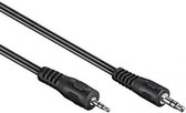 Jack kabel - 3.5 mm naar 2.5 mm - 2 meter - Zwart - Allteq