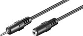 2,5mm Jack stereo audio verlengkabel - 2 meter