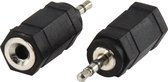 Valueline 2,5mm Jack (m) - 3,5mm Jack (v) adapter