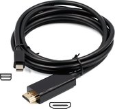 XIB Mini Displayport / Thunderbolt naar HDMI male kabel 1.8m - Zwart