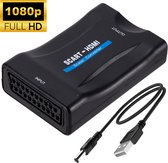 AdroitGoods SCART naar HDMI Converter Adapter- Kabel - Omvormer - 1080P Full HD