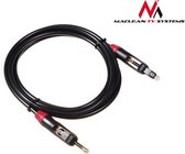 Maclean - Optische kabel DIGITALE T-T TOSLINK-kabel - 0,5 m draaibare stekkers