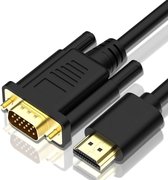 VGA Kabel - HDMI naar VGA Converter -  HDMI naar VGA Adapter - 1080p HD - 1.8 meter