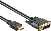 DVI-D naar HDMI kabel - High Speed Cable - 3.96 Gbps - Male to Male - 1 Meter - Zwart - Allteq