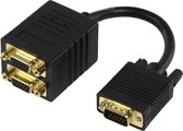 König Kabel Splitter Verguld - Vga 2x Vga