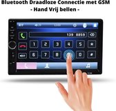 Universele Autoradio met Bluetooth, USB & Aux - Handsfree - Mirrorlink - Radio met Microfoon