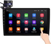 Universele Autoradio met Bluetooth, USB & Youtube - Navigatie - Handsfree Radio met Microfoon - Android met Google Play -10.1inch HD Touchscreen - GRATIS Achteruitrijcamera