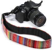 DSLR Vintage - Nek Strap Band - Regenboog-kleuren