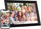 WVE Digitale Fotolijst met Frameo App - Collage Fotolijstje - 10.1 Inch Fotokader - WiFi - HD + IPS Touchscreen -