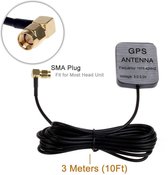 GPS Antenne Haakse Sma Stekker GPS Logger Actieve Antenne & GRATIS SMA female naar IPEX adapter 10cm Gps antenne voor auto boot caravan motor