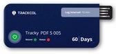 Tracky PDF S 005 single-use temperatuur transport datalogger (one way, 60 days battery, 10min interval) - Temperatuur recorder / tracker