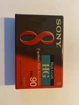 SONY High grade Tape VIDEO8 Cassette 90 Minuten HG