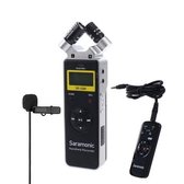 Saramonic SR-Q2M - Digitale audio recorder, metalen behuizing, zwart