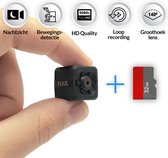 KUUS. C1 Mini Verborgen Spy Camera, Beveiligingscamera - Met 32 GB Geheugenkaart - FULL HD 1080P