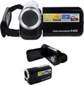 Digitale videocamera - HD - Mini camera - Retro actie camera -  Camcorder -  Zwart