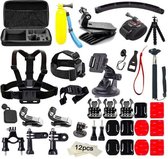 YONO Accessoires en Mount Set geschikt voor GoPro en Actioncam Camera - Universeel - 24 in 1