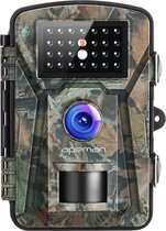 Apeman Wildcamera No Glow 26st 940nm LED Infrarood Nachtzicht Camera 16MP 1080P 2.4 "LCD HD wildcamera met en IP66 Waterdicht Wildlife Reconnaissance Jacht Camera met Tuinbewaking Jacht Track Camera